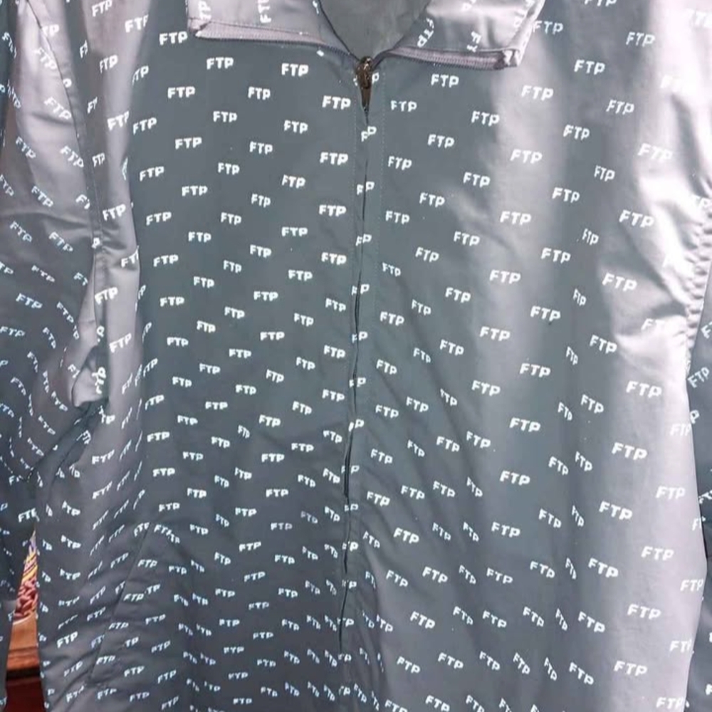 FTP X fuct Gray Zip-Up Jacket